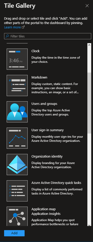 Dashboard Gallery